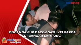 ODGJ Ngamuk Bacok Satu Keluarga di Bandar Lampung