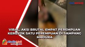 Viral, Aksi Brutal Empat Perempuan Keroyok Satu Perempuan di Sampang Madura