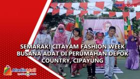 Semarak! Citayam Fashion Week Busana Adat di Perumahan Depok Country, Cipayung