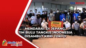 Mendarat di Jepang, Tim Bulu Tangkis Indonesia Disambut KBRI Tokyo