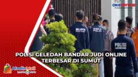 Polisi Geledah Bandar Judi Online Terbesar di Sumut