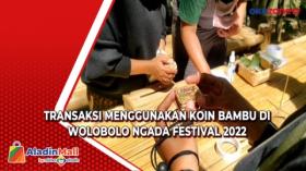Transaksi Menggunakan Koin Bambu di Wolobolo Ngada Festival 2022