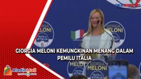 Giorgia Meloni Kemungkinan Menang dalam Pemilu Italia
