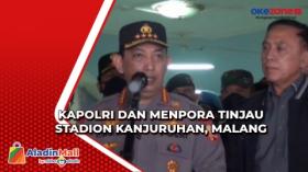 Kapolri dan Menpora Tinjau Stadion Kanjuruhan, Malang