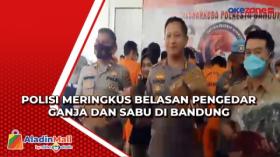 Polisi Meringkus Belasan Pengedar Ganja dan Sabu di Bandung
