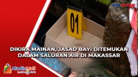 Dikira Mainan, Jasad Bayi Ditemukan Dalam Saluran Air di Makassar