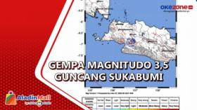 Gempa Magnitudo 3,5 Guncang Sukabumi Terasa Hingga Bogor