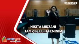 Tampil Lebih Feminim, Nikita Mirzani Tiba di Pengadilan Negeri Serang, Banten