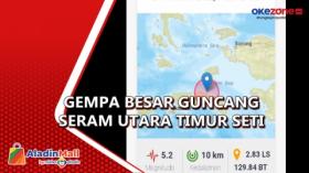 Gempa Magnitudo 5,2 Guncang Seram Utara Timur Seti, BMKG: Tak Berpotensi Tsunami