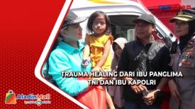 Ibu Panglima dan Ibu Kapolri Beri Motivasi untuk Anak Korban Gempa Cianjur