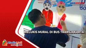 Memperingati Hari Disabilitas Internasional, Transjakarta Gandeng Difabel Melukis Mural di Bus