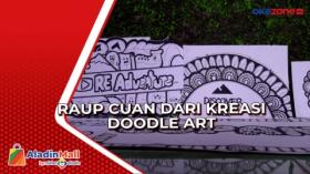 Wanita Muda di Lumajang Raup Cuan Jutaan Rupiah dari Kreasi Doodle Art