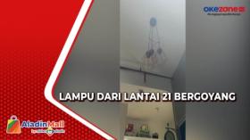 Video Amatir Rekam Gempa Terasa hingga Jakarta, Lampu Bergoyang di Pancoran