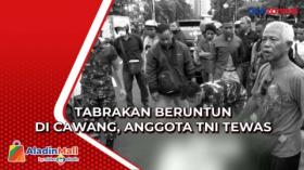 Sopir Mobil Diduga Ngantuk Picu Tabrakan Beruntun di Cawang, 1 Anggota TNI Tewas