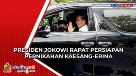 Rapat Persiapan Pernikahan Kaesang-Erina, Presiden Jokowi: Persiapan Sudah 99 Persen