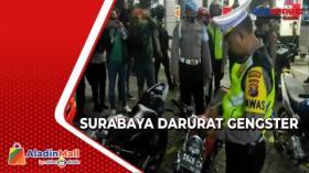 Petugas Gabungan Gelar Razia Besar-besaran Berantas Gengster di Surabaya