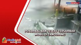 Tragis, Penambal Ban Tewas Tersambar Mobil di Tangerang