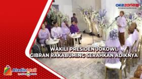 Wakili Presiden Jokowi, Gibran Rakabuming Serahkan Adiknya saat Malam Midodareni