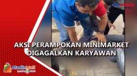 Aksi Perampokan Minimarket Berhasil Digagalkan Karyawan, Pelaku Babak Balur Dihajar Massa