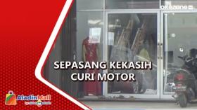Sepasang Kekasih Curi Motor Karyawan Toko Pakaian di Riau