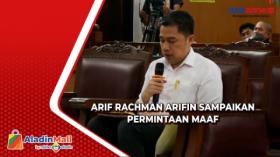 Arif Rachman Arifin Sampaikan Permintaan Maaf Sebelum Bacakan Pledoi
