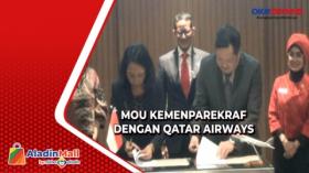MoU Kemenparekraf dengan Qatar Airways, Maskapai Berencana Tambah 6 Penerbangan Langsung Dohake Indonesia