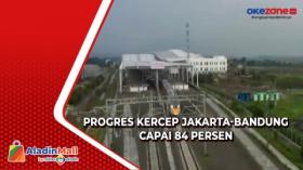 Progres Kereta cepat Jakarta-Bandung Capai 84 Persen