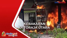 Korsleting Listrik, SBPU Terbakar di Toraja Utara