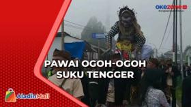 Warga Hindu Tengger Gelar Pawai Ogoh-Ogoh Jelang Nyepi