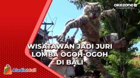 Unik, Wisatawan Dilibatkan Jadi Juri Lomba Ogoh-Ogoh di Bali