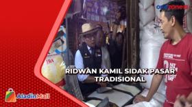 Sidak Pasar, Ridwan Kamil Cek Harga Bahan Pokok ke Pasar Tradisional Bandung
