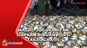 Masjid Jogokariyan Siapkan Ribuan Porsi Takjil Gratis Setiap Hari, Intip Menunya