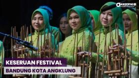 Meriah! Begini Keseruan Festival Bandung Kota Angklung