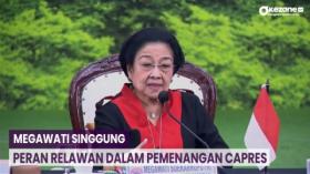 Megawati Singgung Peran Relawan dalam Pemenangan Capres