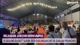 Relawan Jokowi Berkumpul di Gedung Basket SUGBK Beri Dukungan untuk Ganjar Pranowo