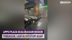 Lippo Plaza Ekalokasari Bogor Terbakar, Lantai Ditutupi Asap