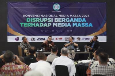 Hary Tanoesoedibjo Hadiri Konvensi Nasional Media Massa 2025