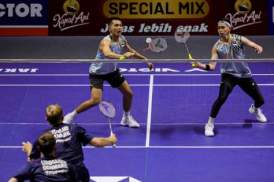 Fajar/Rian Lolos ke 16 Besar Indonesia Open 2025