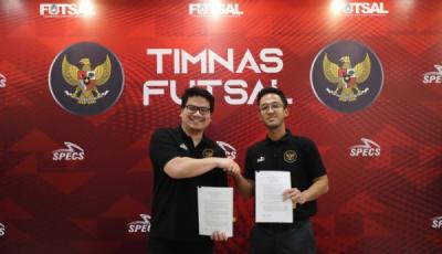 FFI Resmi Perpanjang Kemitraan dengan Specs, Komitmen Dongkrak Prestasi Timnas Futsal Indonesia