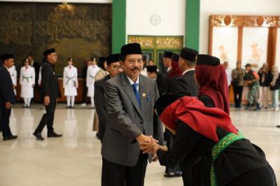 Kepala BPIP Saksikan Pelantikan Duta Pancasila Paskibraka Kota Yogyakarta