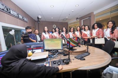 38 Finalis Miss Indonesia 2025 Kunjungi iNews Tower, Bahas Media dan Gen Z