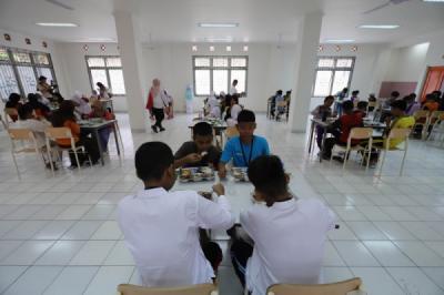 Suasana Hari Pertama Sekolah Rakyat Sentra Handayani Jaktim