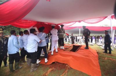 Pemakaman Mantan Menteri Pertahanan Juwono Sudarsono di TMP Kalibata