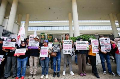 Aksi Usut Tuntas Korupsi MBG di Kejagung
