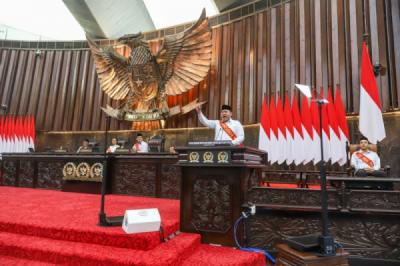 Gladi Bersih Jelang Pidato Presiden di Sidang Tahunan MPR