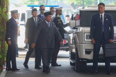 Jelang Pidato Kenegaraan, Presiden Prabowo Tiba di Gedung DPR
