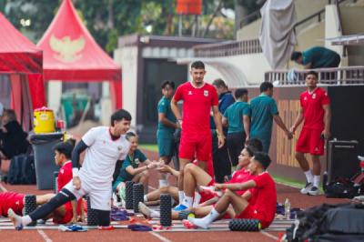 Melihat Latihan Timnas Indonesia Jelang Hadapi Malaysia
