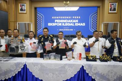 Bea Cukai Gagalkan Penyelundupan Emas Senilai Rp61 Miliar