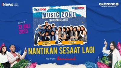 V1RST dan UN1TY Meriahkan Music Zone by Okezone Radio di Sarinah