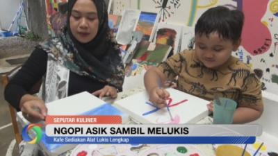 Nongkrong Cantik dengan Ngopi Asyik Sambil Melukis di Kafe